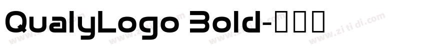 QualyLogo Bold字体转换 QualyLogo Bold字体转换